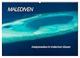 Malediven - Inselparadies im Indischen Ozean (Wandkalender 2023 DIN A2 quer), Calvendo Monatskalender - Sandra Simone Flach 