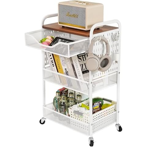 SNTD 3-Tier Rolling Utility Cart Cover