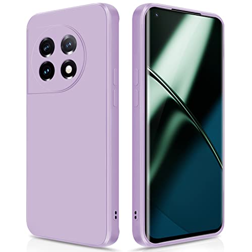 GiiYoon Case Compatible with Oneplus 11, Silky-Soft Touch Full-Body Protective Phone Silicone Case