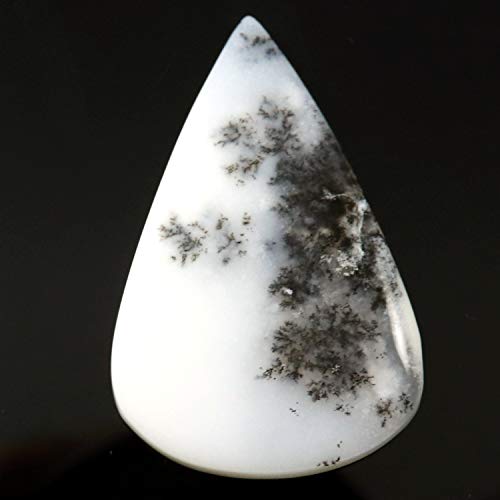 Dendrite opal naturelle en cabochon 29 carats pour création de bijoux - 2
