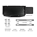 Solid Steel Under Desk Keyboard Tray Slide Out with 360° Rotating Mouse Platform,Keyboard Shelf Sliding,Under Desk Mounted Keyboard Holder,Under Desk Keyboard Drawer 28