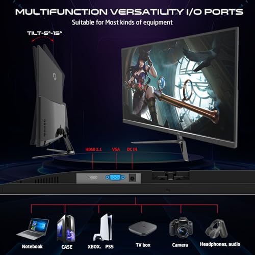 GAMEON GOES24FHD120IPS Essential 23,8" FHD, 120Hz, 0,5ms Hızlı IPS, PS5 Destekli Siyah Oyuncu Monitörü - Görsel 3