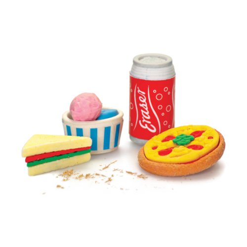 Preisvergleich Produktbild Radiergummis LUNCH TIME - 4er Set