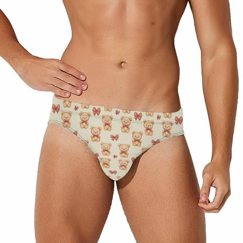 Teddys-Bears Men's Swim Trunks Briefs Swimsuit Swimwear Bathing for Underwear Beach
