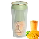 Mini licuadora, mini licuadora de frutas portátil de 300 ml, batidora recargable USB de 5 V, licuadora eléctrica de batería de alta capacidad de 1300 mAh, batidora para el hogar, viajes, oficina