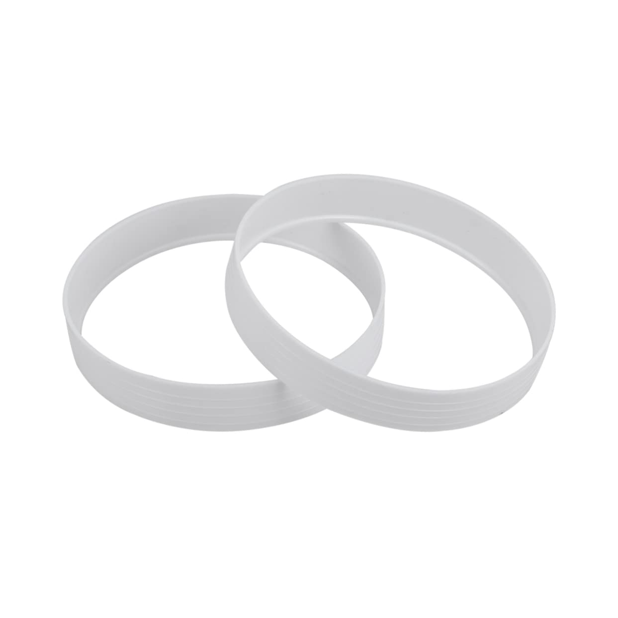 COOLHIYA 2pcs Golf Hole Cup Rings Pp Plastic Putting Hole Cup for Outdoor Training Golf Accessory Improve Visibility and Stability