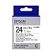 Epson LabelWorks Strong Adhesive LK (Replaces LC) Tape Cartridge ~1" Black on White (LK-6WBW) - for use with LabelWork LW-600P and LW-700 Label Printers