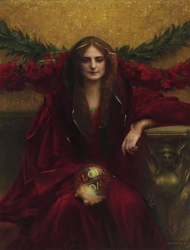 Pintura sobre lienzo clásica Chimere di Pascal para ambientar tu estudio u oficina con elegancia