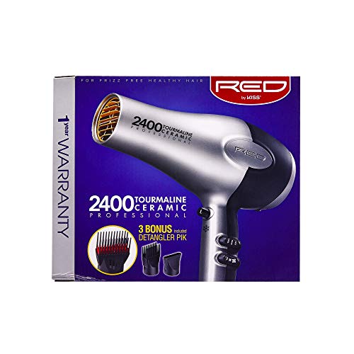 RED by KISS Professional 2400 Tourmaline Ceramic Blow Dryer BD05N