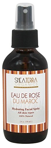 Shea Terra Organics - Hydrating Facial Spritz Eau De Rose Du Maroc - 4 oz.