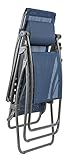 Lafuma Großer Relax-Liegestuhl, Klappbar und verstellbar, RSXA Clip XL, Batyline, Blau, LFM2040-8547 - 2