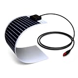 Flexible 20W Solar Charger Maintainer MPPT Charge 12V Trailer Dump Battery