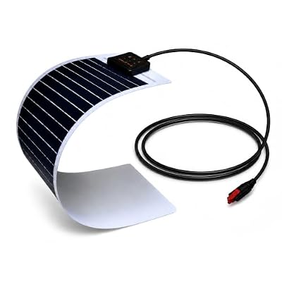 Flexible 20W Solar Charger Maintainer MPPT Charge 12V Trailer Dump Battery