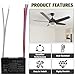 Podoy Ceiling Fan Capacitor 5 Wire for Compatible with BM CBB61 250VAC 4.5uf+5uf+6uf 50/60Hz (2 Pack)