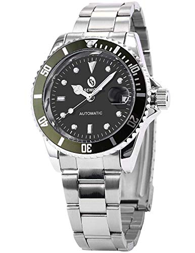 Preisvergleich Produktbild SEWOR Herren Elegante Automatische Mechanische Armbanduhr mit Geschenkbox