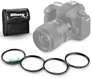 72MM Ultimaxx Professional Four Piece HD Macro Close-up Filter Kit (1, 2, 4, 10 Diopter Filters) for Camera Lens with 72MM Filter Thread and Protective Filter Pouch