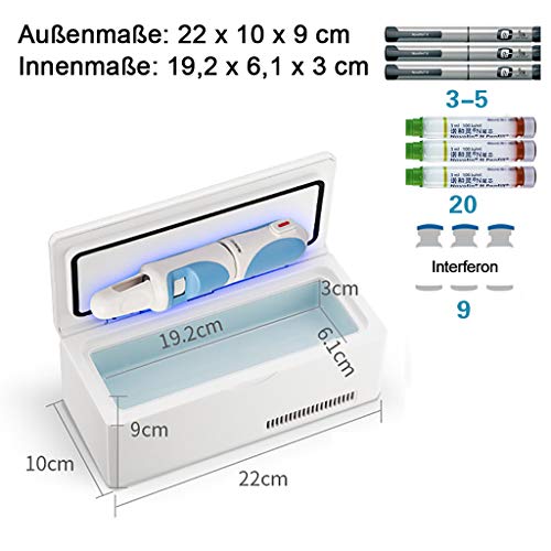 Draagbare medicijnkoelkast en insulinekoeler - reizen, thuis, draagbare autokoelcase/kleine reisbox voor medicijnen - Image 5