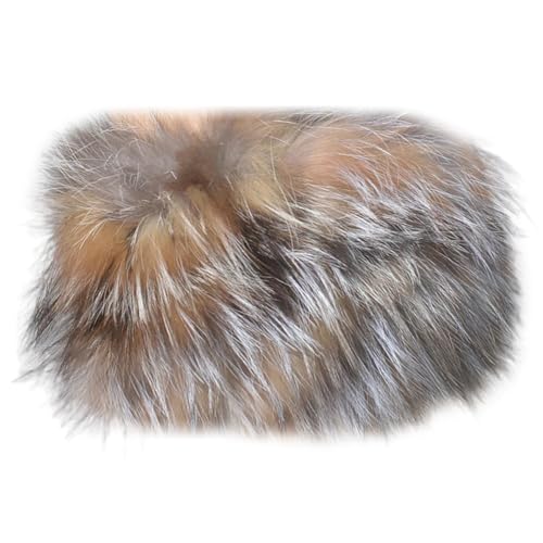 Bandeau d'hiver doux et chaud femme cadeau écharpe fourrure