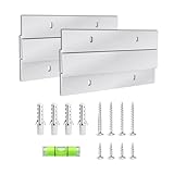 Kit de colgador de espejo francés de 4 pulgadas, sistema de