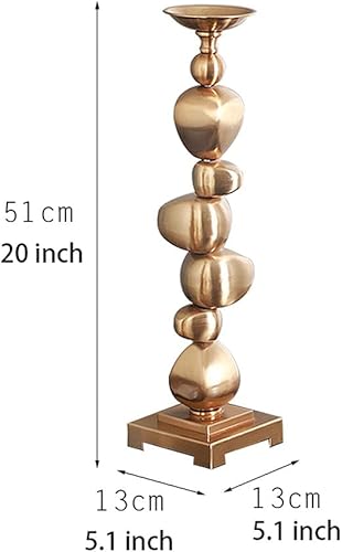 Miniatura 2 de Portavelas de metal para candelabros, candelabros, centros de mesa para el hogar, boda, velas, cenas, candelabros, candelabros (color  juego