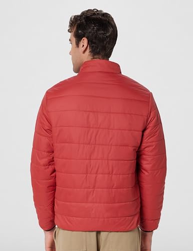 Image of The Indian Garage Co Men Slim Fit Solid Puffer Jackets