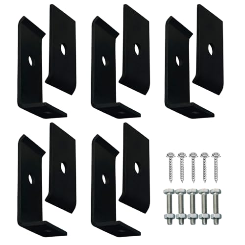 Kit de montaje de rejillas con soportes de acero galvanizado estable 7