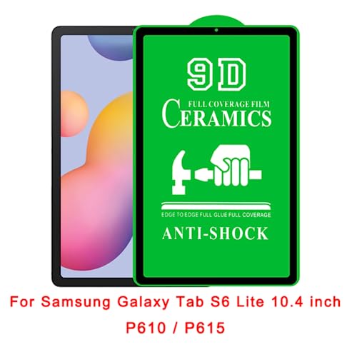 Kit 2x Películas de Tablet 9D Cerâmica Compatível Com Samsung Galaxy Tab S6 Lite Tela de 10.4 Polega