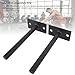 Wall Mounted Weight Plate Holder, Alloy Steel Construction Compact and Organized Weight Plate Rack for Safer Storage(2pcs)