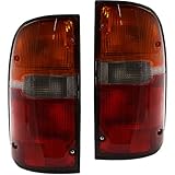 For 1995-2000 Toyota Tacoma Pair Rear Tail Lights Driver and Passenger Side TO2800116 TO2801116 | 81560-04030 81550-04030