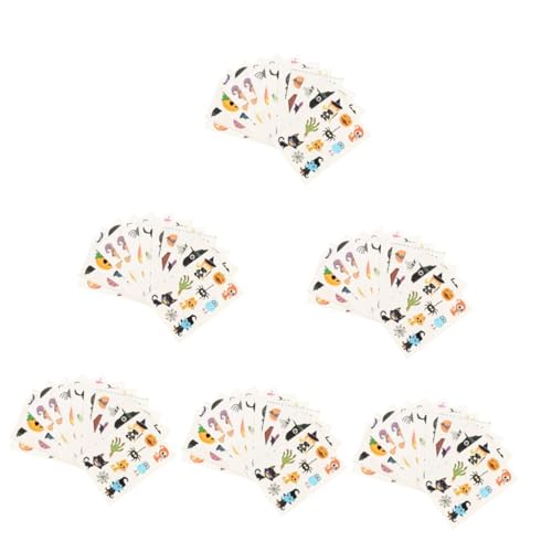Autocollants citrouille Halloween minkissy : lot de 144 stickers de fête pour enfants