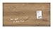 Produktbild SIGEL GL258 Premium Glas-Magnettafel 91x46 cm Natural-Wood, Holzoptik hochglänzend, SGS geprüft, incl. 3 starke Magnete, Glas-Magnettafel Artverum