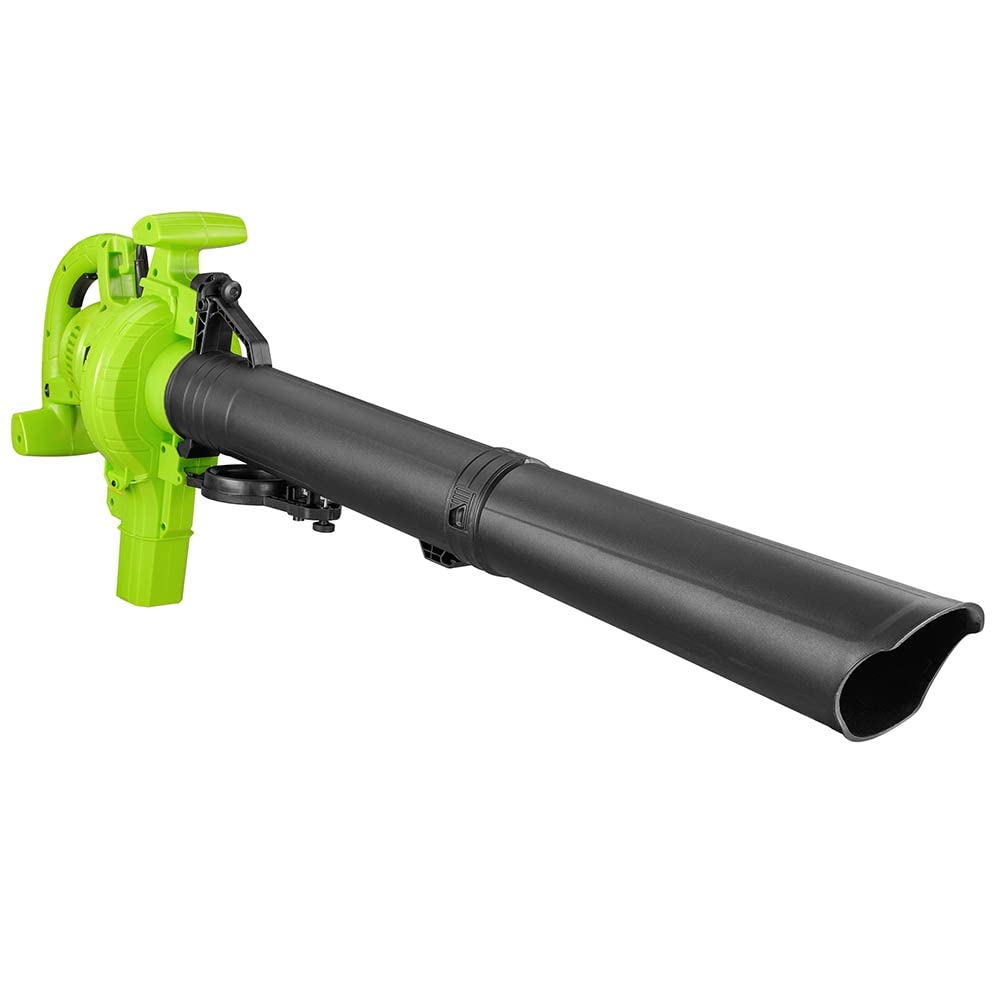 BAKAJI Extracteur de Feuilles électrique de Jardin 3 en 1 aspirateur déchiqueteuse et souffleur à Feuilles, Puissance 3000 W avec réservoir de Collecte 40 l et bandoulière pour Entretien, avec Fil