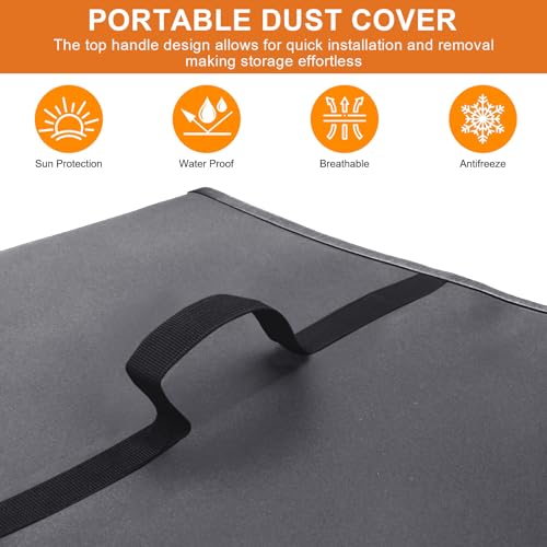 Image of Toaster Oven Air Fryer Cover, Heat-Resistant Waterproof Dust-proof Kitchen Appliance Covers Compatible with Breville Smart Oven Air Fryer Pro BOV845BSS Nuwave Bravo Air Fryer Toaster Smart Oven