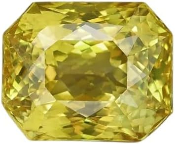 3.25 Ratti /2.52 カラット AAA++ 品質 イエロー サファイア セイロン 採掘 プフラジ 宝石 認定天然宝石、イ