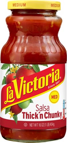 Salsa La Victoria Thick And Chunky, Medium, 16 Oz miniatura 2