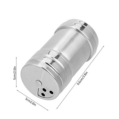Atyhao Spice Bottle, Stainless Steel Spice Condiment Bottle Kitchen Gadget Seasoning Organizer Jar Canister(Medium) - Image 2