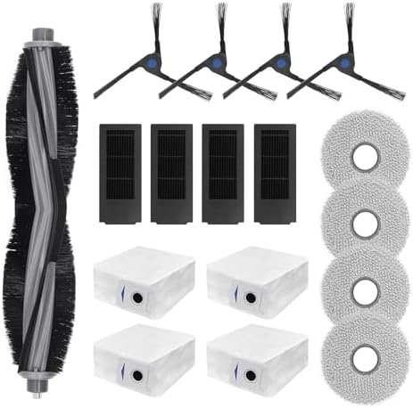 Lot de 17 accessoires pour aspirateur Ecovacs Deebot X2 / X2 Omni...