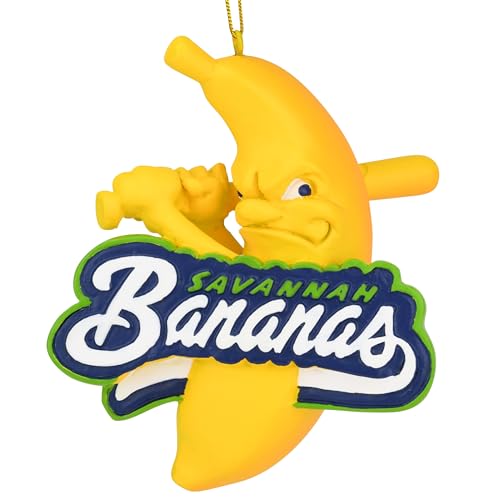 Tree Buddees x Savannah Bananas Logo Official Banana Ball Ornament