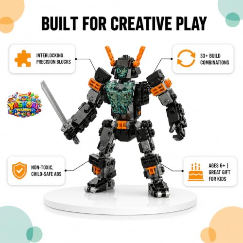 Image of Yashoni Automotive Building Blocks Toy Set for Kids | 10+ Construction Models in one Set| Aircraft, Excavator, Jeep, Car Model Building Kit | Educational STEM Toy | Ages 6+ (Magic 33 Change)