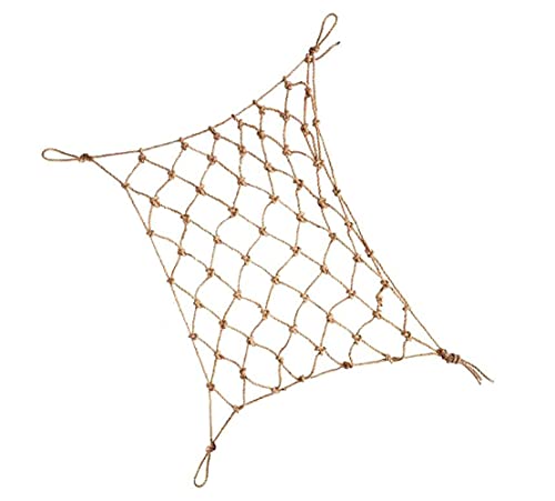 Filet d'escalade enfants corde chanvre 4x4m filet à grimper balcon jardin - 2