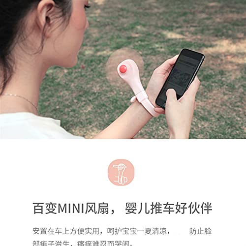 HAOSHAN Mini variëteit fan slang handgreep USB Opladen kleine ventilator buiten draagbare handbediende elektrische… - Image 7