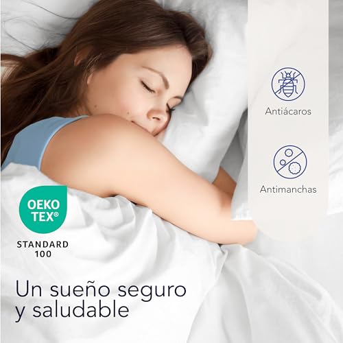 Miniatura 4 de Dreamzie Protector Almohada 70x40 Cm - Pack X2 Funda Protectora Almohada 70x40 Impermeables Con Cremallera - Antiácaros, Oeko-Tex - Lavable A 90 C
