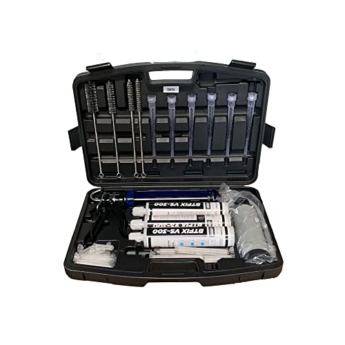 BATIFIX Juego de maletas 2K de inyección, mortero compuesto, tacos químicos para hormigón y mampostería, opción 1, fijación para cargas pesadas, sin estireno (juego de maletines VS-300) Cover