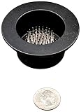 JWL HAWNKOA PRODUCTS Kenzan Ikebana Black Color Water Holding Flower Arranger Pin Frog 3" Lip Fits 2