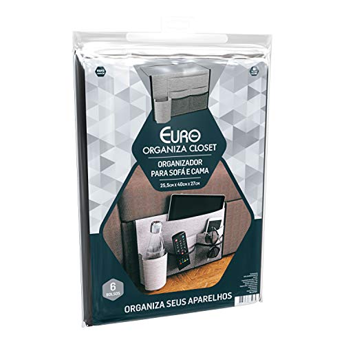 Organizador para Sofá e Cama com Bolsos, CST5975, Euro Home