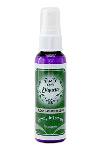 Toilet Spray Deodorizer & Bathroom Air Freshener - Natural Poo Odor Blocker to Mask Doo Doo Smell