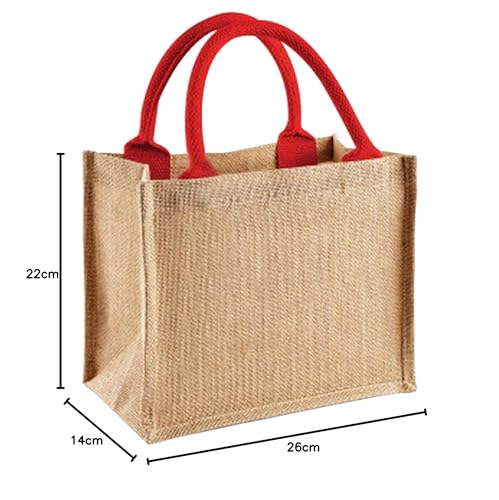 Westford Mill Mini-Jute-Geschenktüte (6 Liter), beige (Beige) - UTBC2791_1