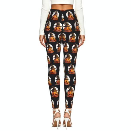 Leggings de Halloween cómodos para fiestas y planes otoñales de mujer 4