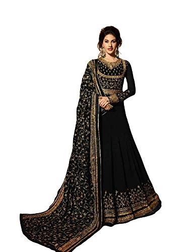 Image of Heni Fashion Ready To Wear Indian /Pakistani Chain Stitched Embroidered Anarkali Suit Anarkali Gown For Women