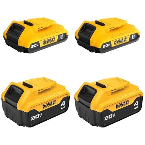 DEWALT 20V MAX Battery Pack with Fuel Gauge LED Charge Indicators Cover